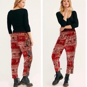 LAST CHANCE Free People Fes Velvet Harem Pants NWOT